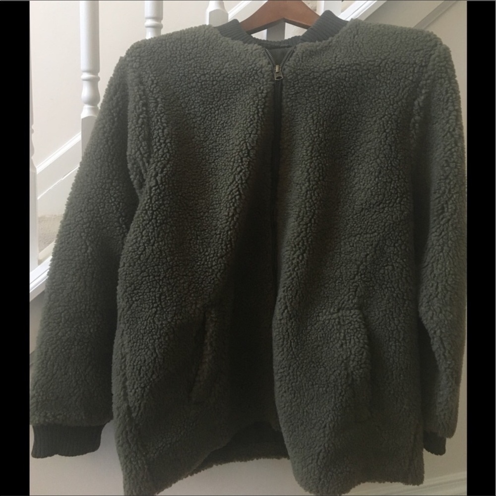 Sherpa Abercrombie & Finch Jacket Women’s Large NW